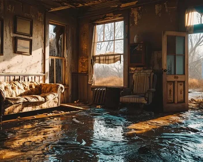 Emergency water damage restoration team working in New York - Advanced DRI 24/7 service