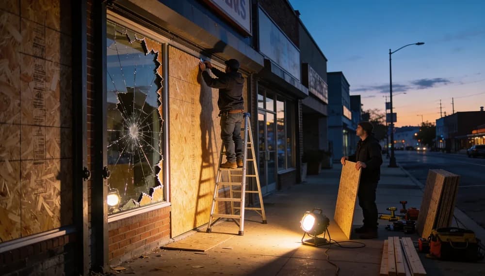 Property Damage from Vandalism: Emergency Board-Up & Restoration
